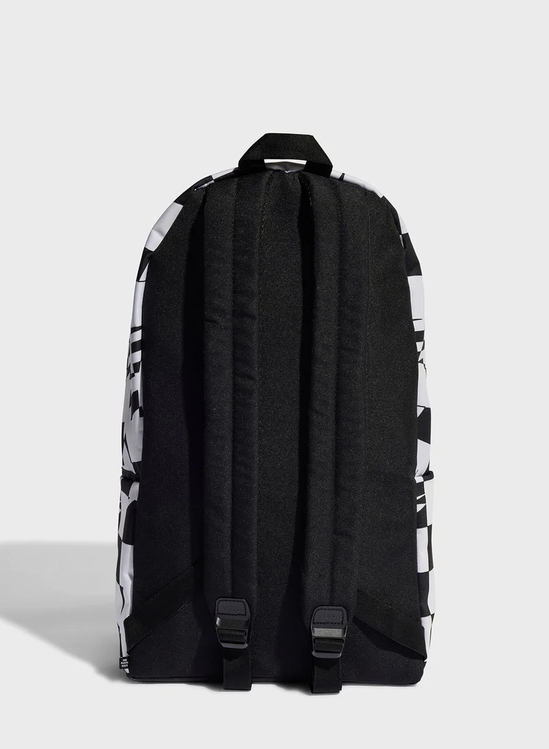Adidas Classics Graphic Zip Over Backpack