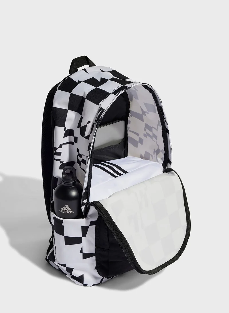 Adidas Classics Graphic Zip Over Backpack