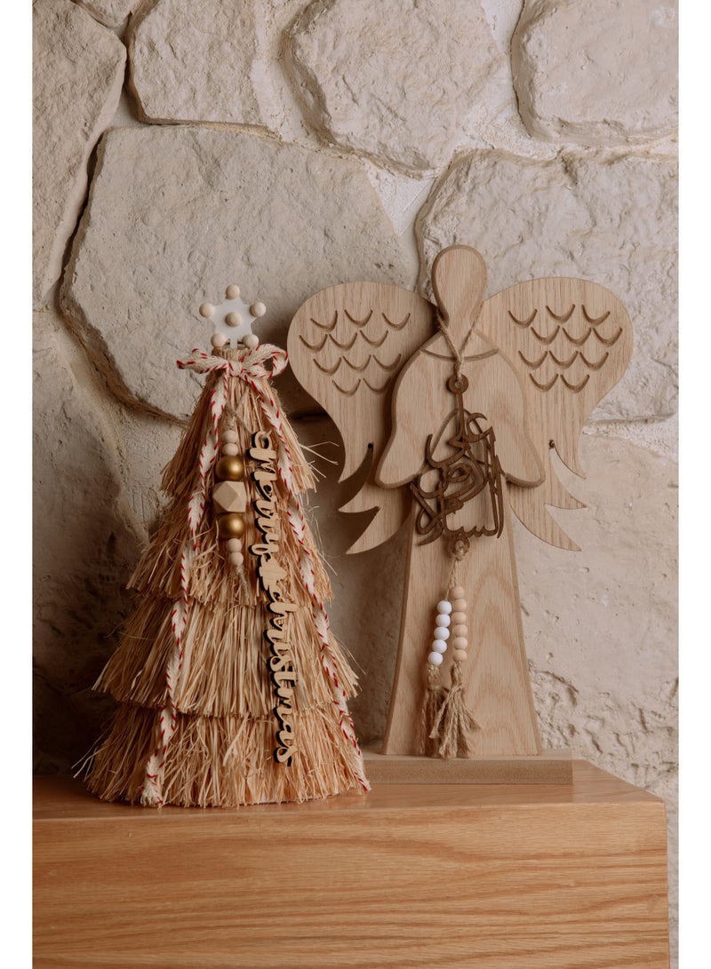 Words Co. Wooden Angel Decor - Image 3