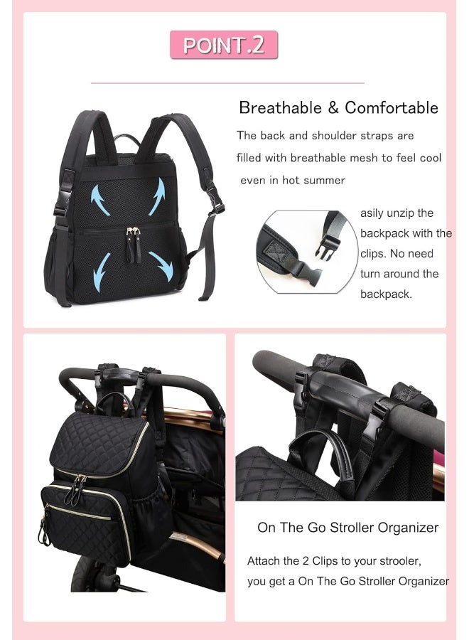 LORADI Diaper Bag with Stroller Buckle - Image 5