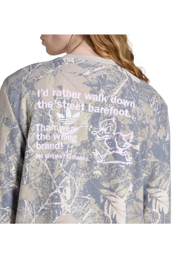 اديداس اوريجينالز قميص ORIGINALS WAFFLE WORKWEAR LONG SLEEVE - Image 4