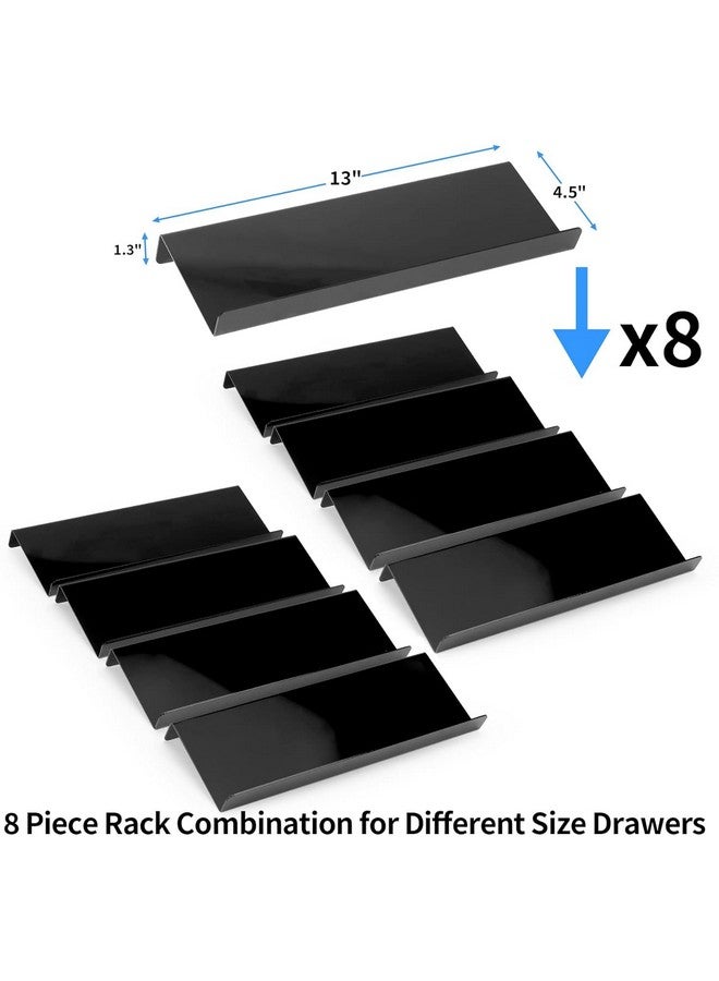 VBM Acrylic Spice Drawer Organizer Expandable Seasoning Jars 13" Seasoning Jars Drawer Insert, Kitchen Spice Rack Tray for Drawer/Countertop (Jars not included) (8) - Image 4
