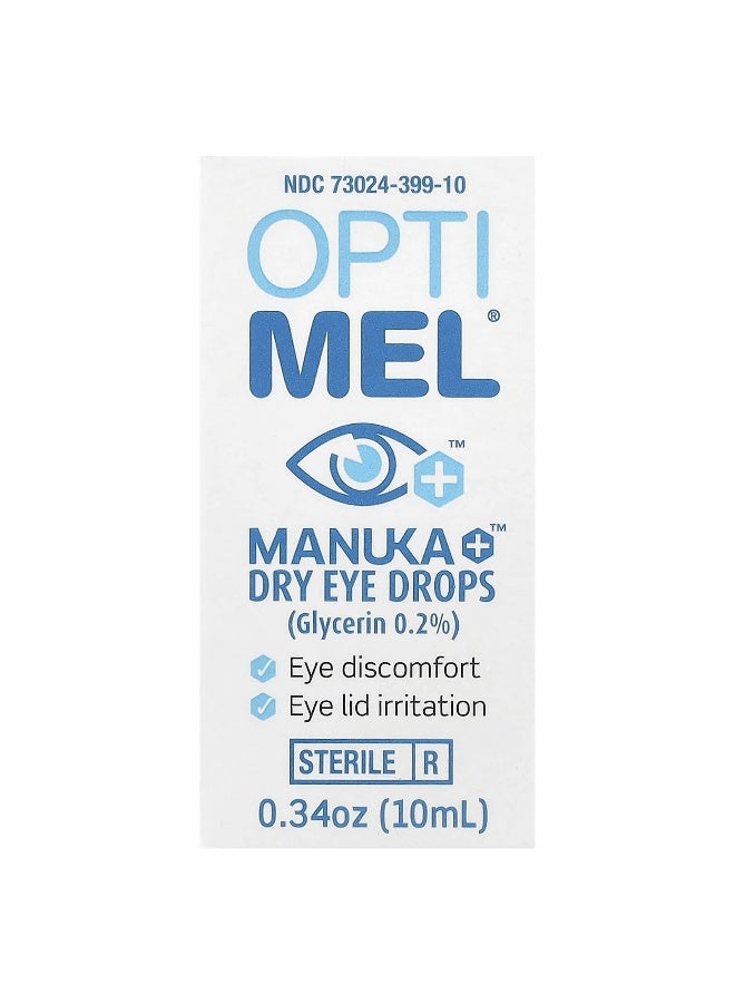 Optimel Optimel, Manuka+™ Dry Eye Drops, 0.34 oz (10 ml)  - Image 2