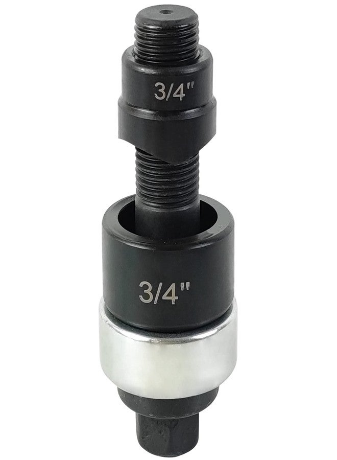 AMZCNC Manual Knockout Punch Kit, Heavy Duty Metal Sheet Knock Out Box Hole Cutter Conduit Punch Driver Die Set ((Conduit Hole Size) 3/4" Knockout Punch) - Image 1