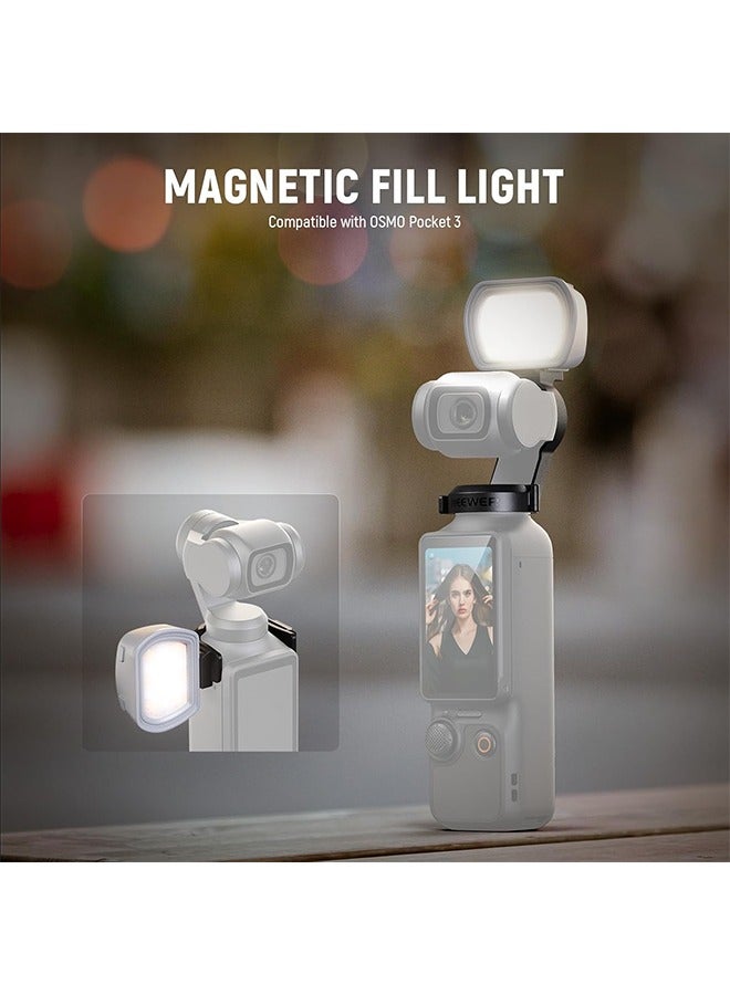 Neewer NEEWER Fill Light For DJI Pocket3 Sports Camera Light Custom Magnetic 2800k-6500k Pocket3 Camera Fill Light - Image 2