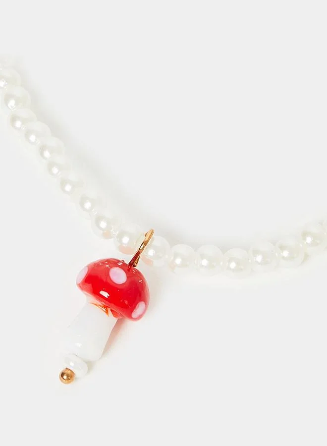 Styli Set of 2 - Mushroom Drop Anklet
