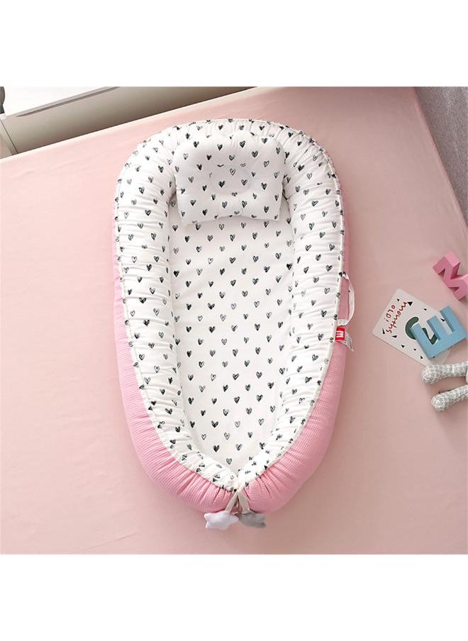 Moro Moro Cotton Baby Nest with Blanket – Double-Sided & Breathable for Newborns 