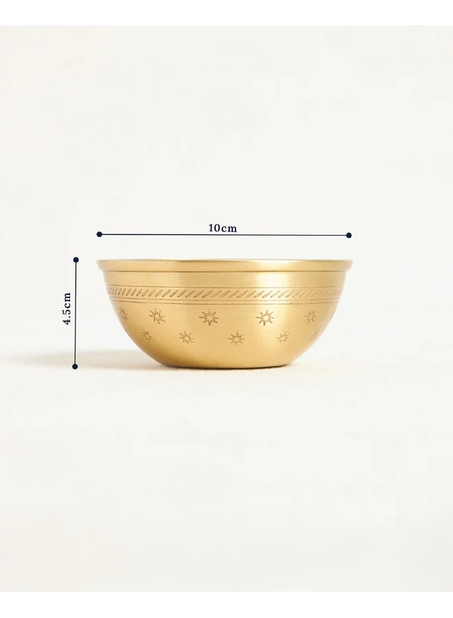 Chumbak  Sitara Brass Bowl  | Best Price UAE