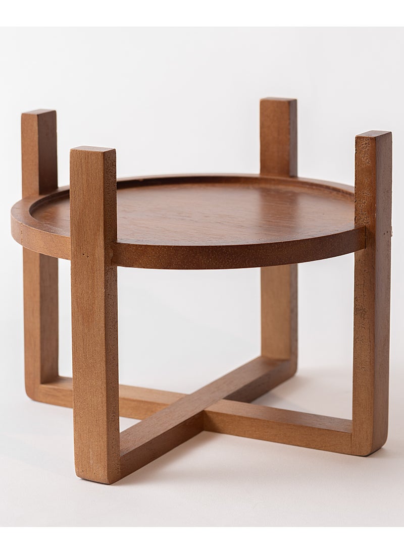 La Mesa Glass Juice Dispenser with Wooden Stand 5 Ltrs  - Image 3
