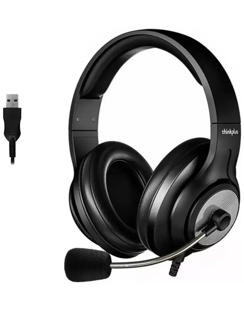 thinkplus - G25B Gaming Headset - ENC Noise Cancellation Microphone - 50MM Drivers - Image 1