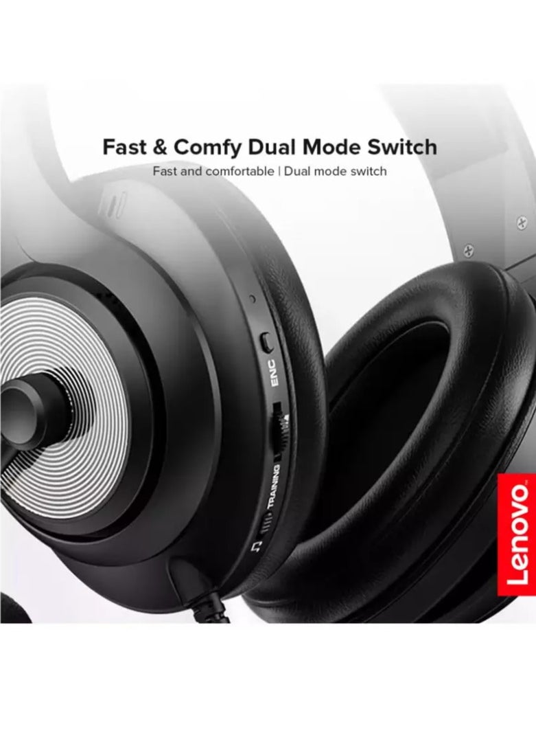 thinkplus - G25B Gaming Headset - ENC Noise Cancellation Microphone - 50MM Drivers - Image 1
