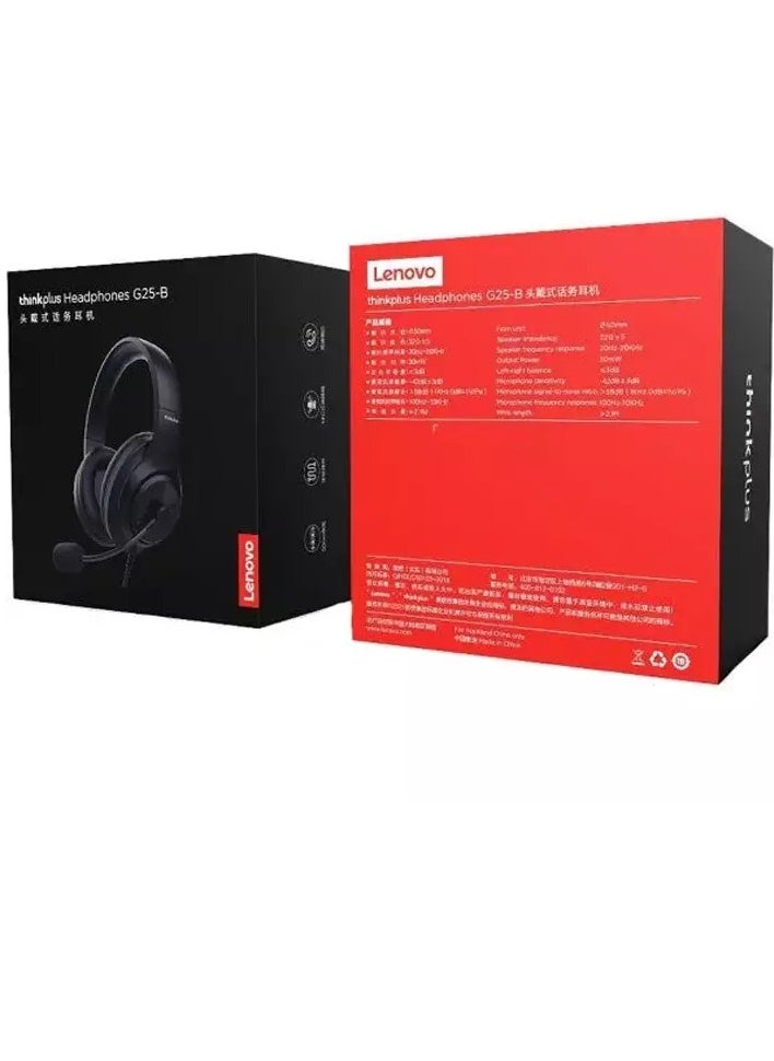 thinkplus - G25B Gaming Headset - ENC Noise Cancellation Microphone - 50MM Drivers - Image 1