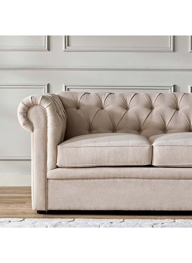 Cypress 2-Seater Fabric Sofa with 2 Cushions 176 x 75 x 95 cm