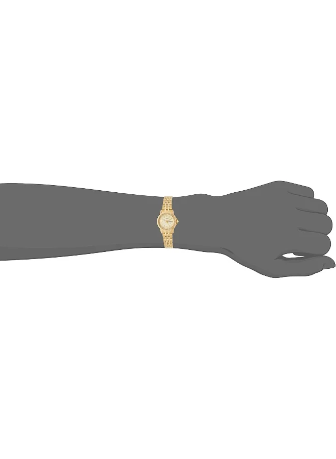 CITIZEN Women's Quartz Standard Gold Stainless Steel Strap with Gold Plating Strap - EQ0603-59P