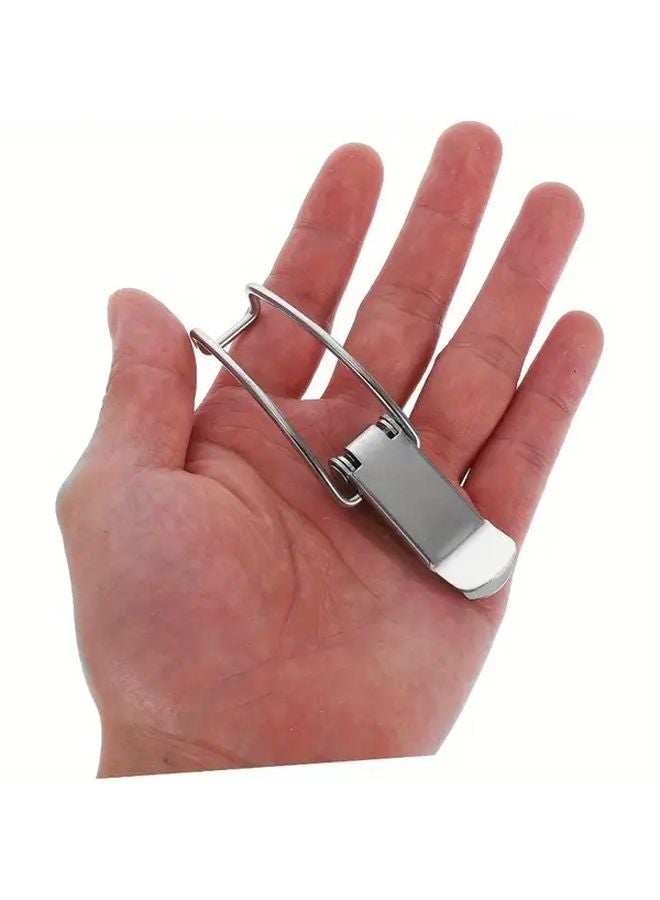 4pcs H 115B 304 Stainless Steel Spring Loaded Toggle Latch Lock No Drilling - Image 4