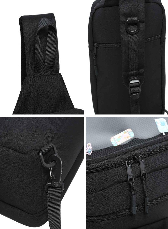 RAINBOW SMILE Ita Bag Shoulder Bag Chest Bag with Pin Display, Adjustable Strap Crossbody Bag for Cosplay - Image 5