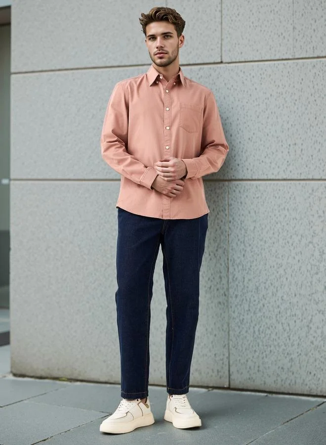 Lee Cooper Lee Cooper Regular Fit Shirt with Pocket