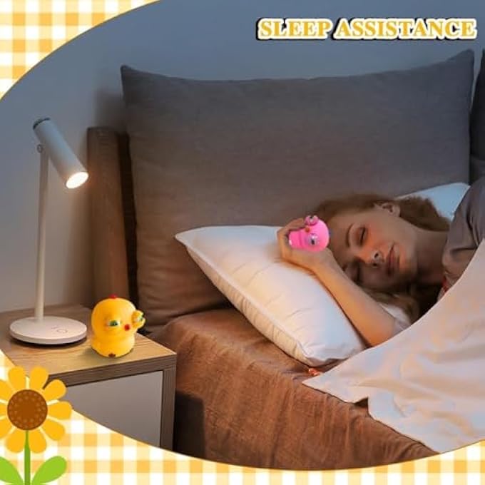 joyzzz Squeeze Chicken Toy, 2 PCS Soft Silicone Stress Relief Fidget Toys with Pop Out Eyes, Fun Sensory Toys with 2 Colors, Perfect for Kids and Adults Anxiety Relief - Image 4