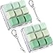 Axlksia Keyboard Fidget Toy Fidget Clicker Keyboard Fidget Keychain Button Fidget Gifts for Adults to Relieve Stress and Pass Time 2 Pack G - Image 2