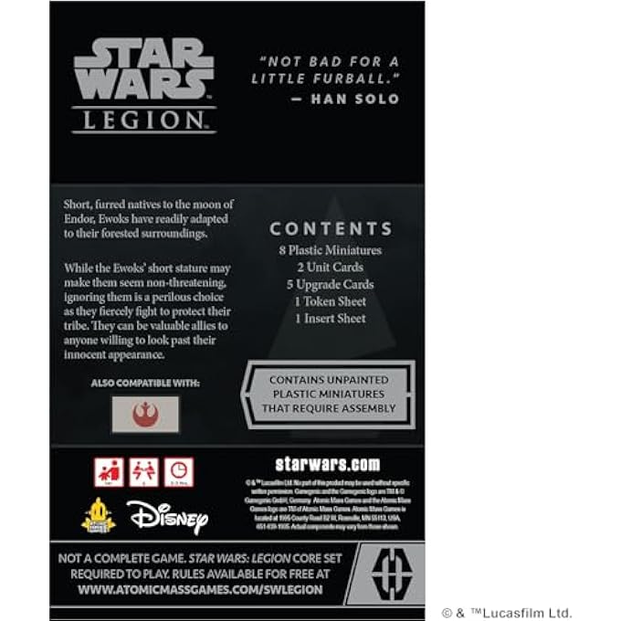 Asmodee Star Wars Legion  Mercenary  Ewok Warriors - Image 5