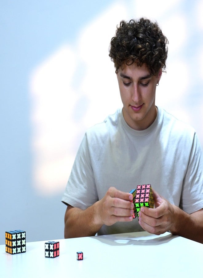 TOSY Magnet Cube 4x4 - 560 Magnets, 70 Blocks, 8 in 1 Toy: Puzzle Cube Game, Creative Building Blocks, Transformable Fidget Spinner, Infinity Cube, Magnet Tiles, UV Flashlight, Glowing STEM/STEAM Toy - Image 5