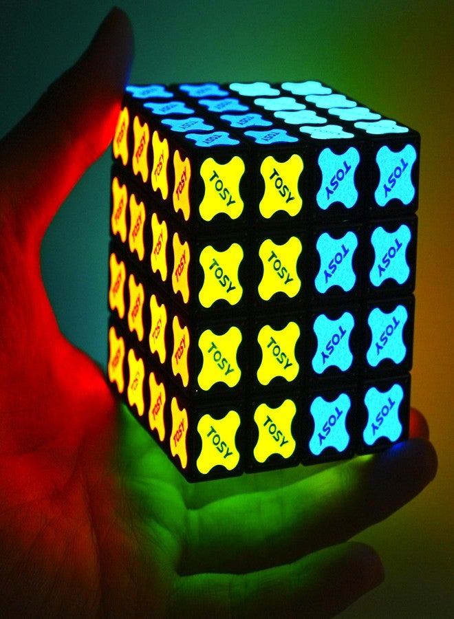TOSY Magnet Cube 4x4 - 560 Magnets, 70 Blocks, 8 in 1 Toy: Puzzle Cube Game, Creative Building Blocks, Transformable Fidget Spinner, Infinity Cube, Magnet Tiles, UV Flashlight, Glowing STEM/STEAM Toy - Image 1