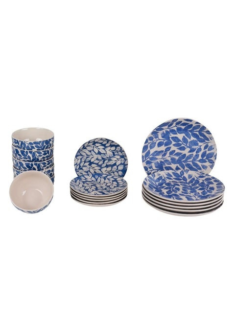 A stylish dining set that will add an aesthetic touch to your table, consisting of 18 pieces, enough for 6 people