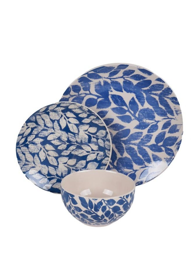 HOMEVEO - A stylish dining set that will add an aesthetic touch to your table, consisting of 18 pieces, enough for 6 people - Image 1