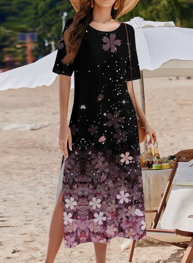 Tepveisoy Women's Fashion Summer Dresses Casual Beach Dresses One Piece Dress Slim Holiday Dress  - Image 3