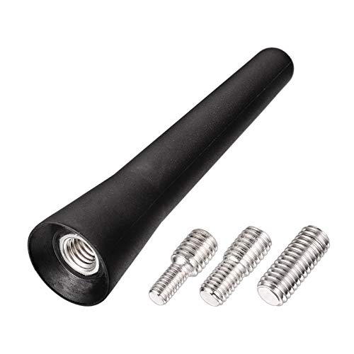 Bingfu Car Radio Short Rubber Antenna Mast [ONLY for Roof-Mounted] [2.5 inch] Vehicle FM AM Stereo Universal Roof-Mounted Antennas - NOT a Replacement for Shark Fin Antenna - Image 1