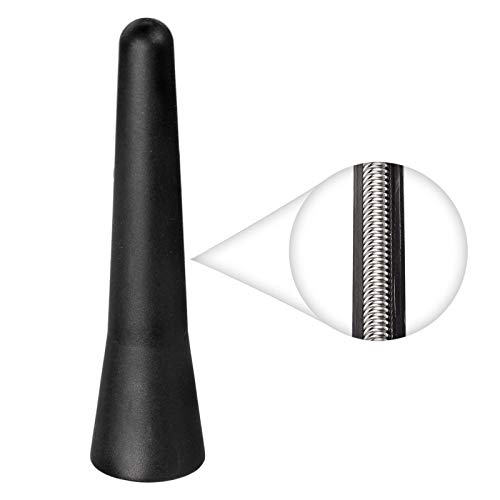 Bingfu Car Radio Short Rubber Antenna Mast [ONLY for Roof-Mounted] [2.5 inch] Vehicle FM AM Stereo Universal Roof-Mounted Antennas - NOT a Replacement for Shark Fin Antenna - Image 5