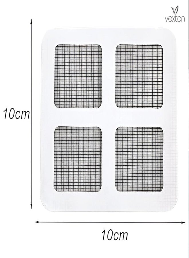 Vexton 20PCS Disposable Sticky Shower Hair Catcher for Bathroom & Kitchen Drain Sink Cover - Image 3