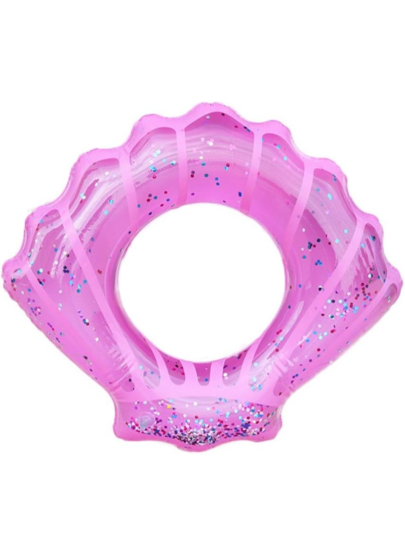 Goolsky 1PC Shell-Shaped Inflatable Swimming Ring, PVC, Uncharged, Universal Fit for Kids & Adults, Outdoor Play, Beach & Pool Fun, Holiday Essentials  - Image 2