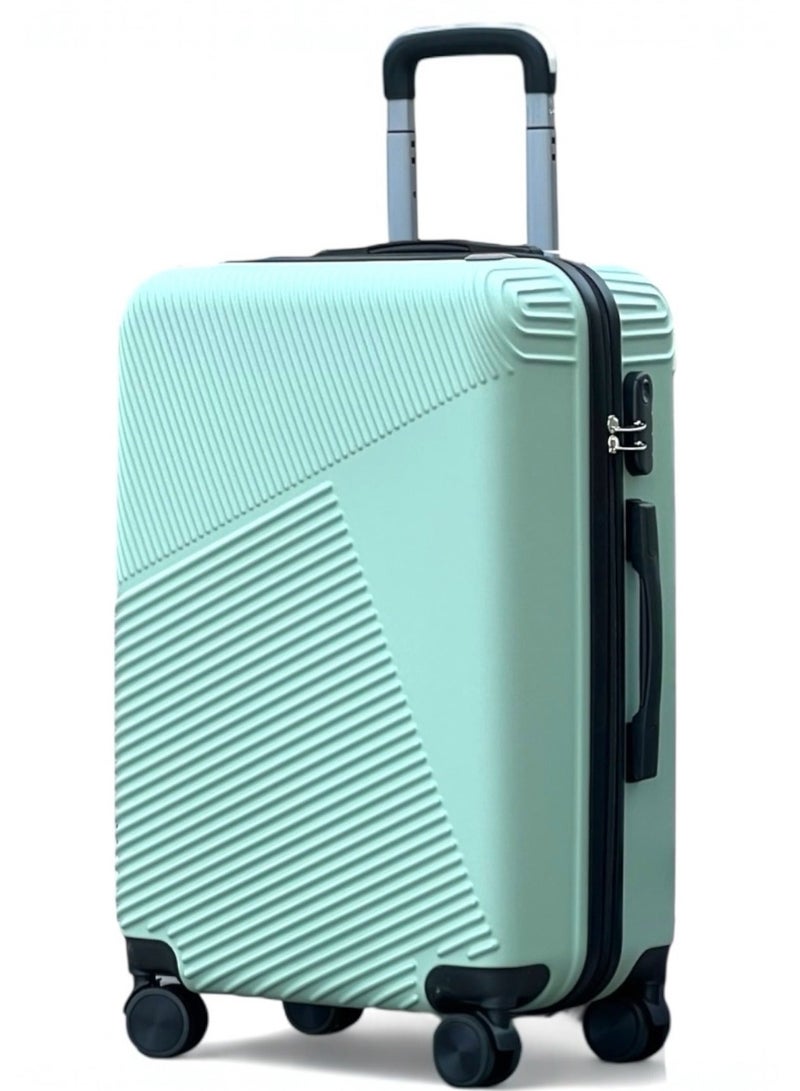 ZAAPPY Hard Shell Lightweight 24 Inch (20-25kg) Luggage, Smooth Wheels, Secured Locks - Image 1