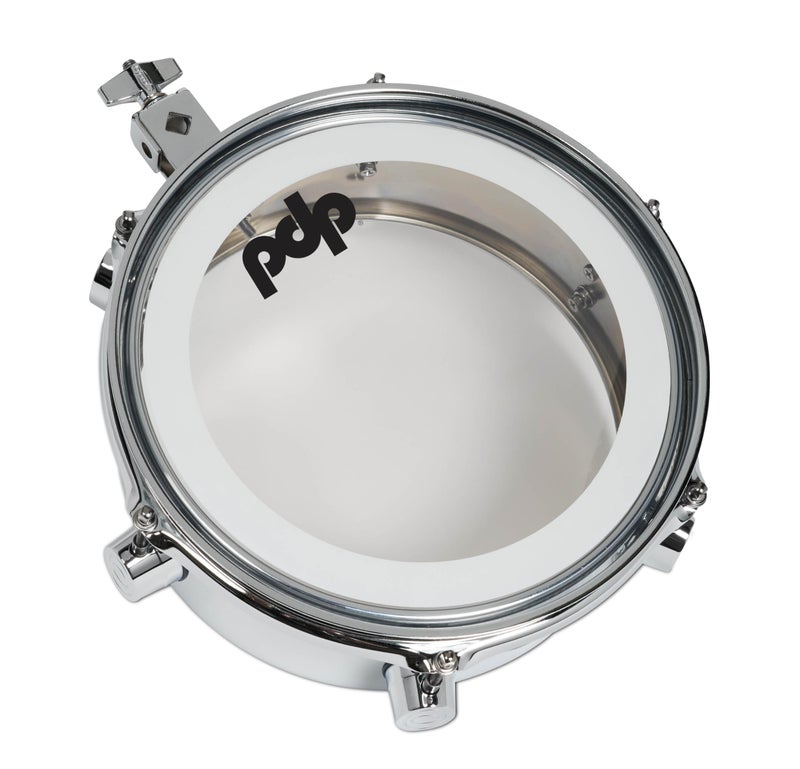 Pacific Drums by DW Mini Timbale, Chrome Plated Steel, 4X10 - Image 1