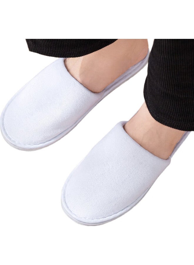 BWNK Disposable Slippers, 5 Pairs, For Guests, Hotels, Beauty Salons, Non-Slip, Thickened, Portable, For Travel, Suitable For Homestays - Image 2