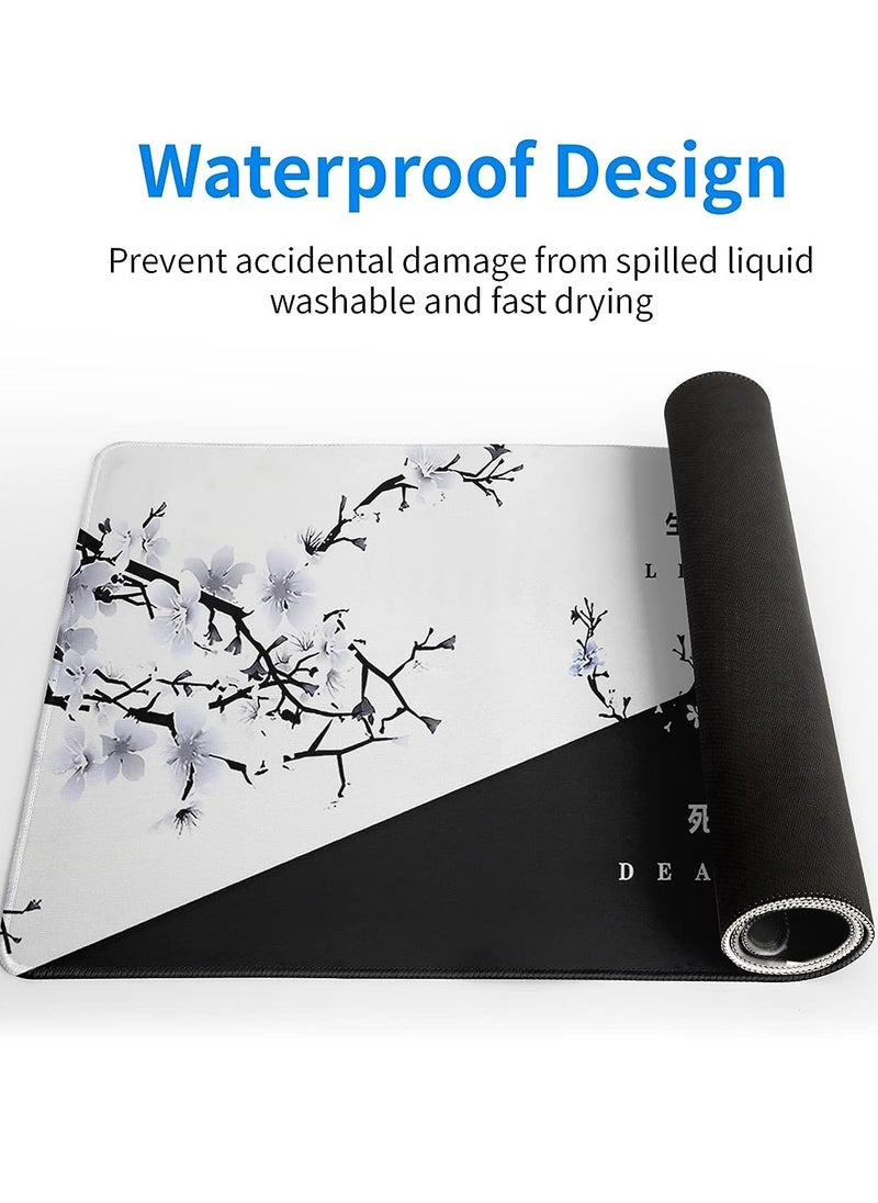 Japanese Black and White Gaming Mouse Pad Mat XL Size Anti Slip Base – Speed Edition | 70 X 30 cm - pzsku/Z319B90B83089BB3B6DD0Z/45/_/1732573460/4ab46063-6595-4d92-89ac-dc9b915f0b57