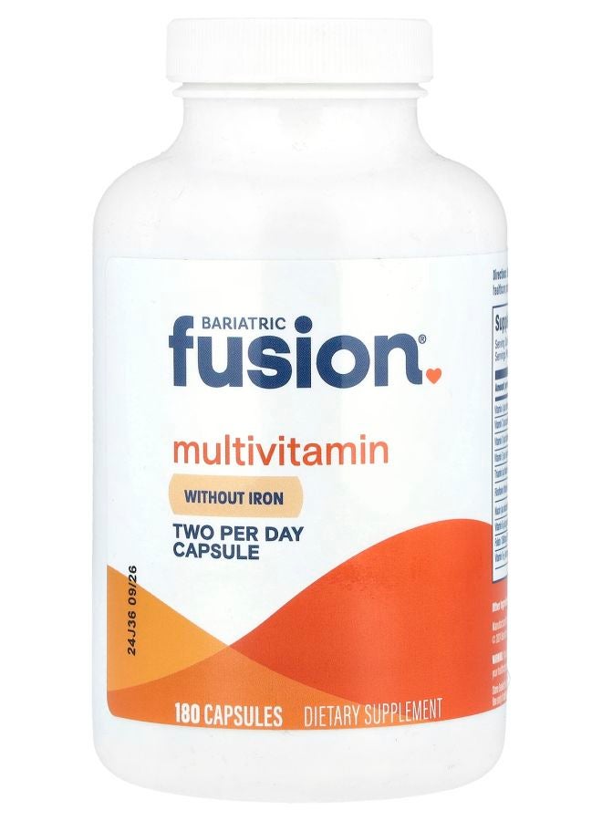Bariatric Fusion Multivitamin Without Iron 180 Capsules - Image 1