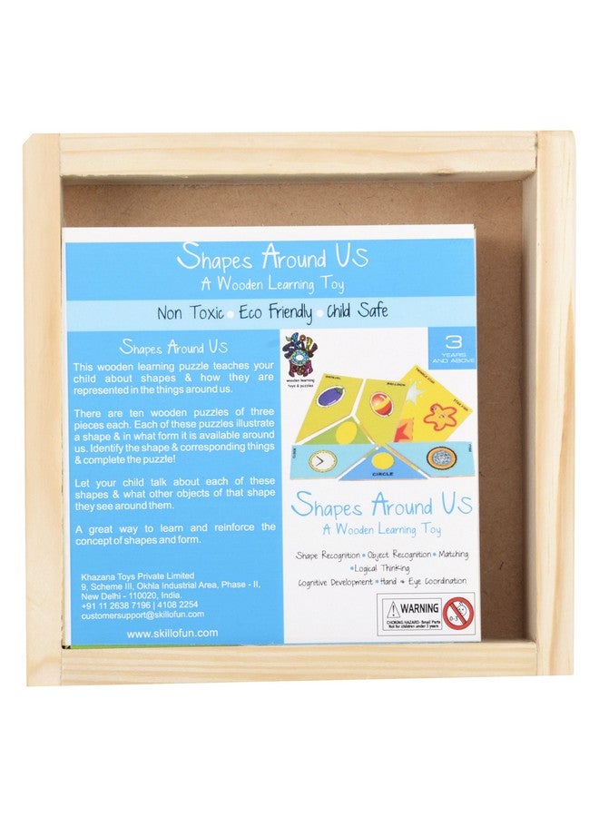 Skillofun - Sf-52B Wooden Shapes Around Us, Multi Color - Image 4