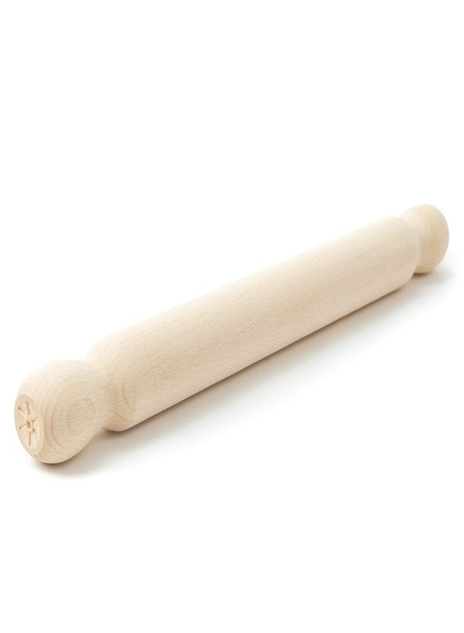 Tuuli Kitchen - French Wooden Rolling Pin, Baking Roller for Rolling Out Pizza, Pasta, Puff and Other Doughs, 40 x 4 cm - Image 1