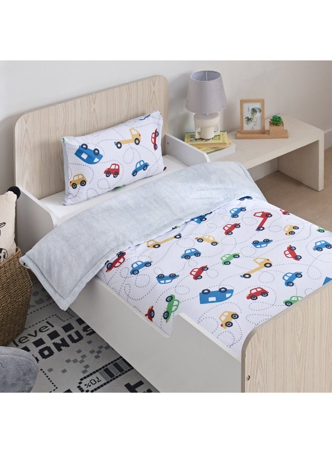 Home Box Gearhead Drift 2-Piece Toddler Comforter Set 100 X 140 Cm  - Image 4