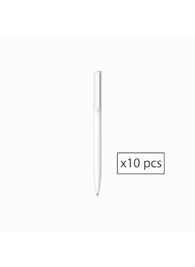 Xiaomi Mijia Mi Gel Ink Pen Gel White (0.5mm/10 Pcs) MJZXB01WC - Image 1