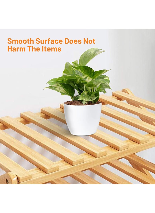 Home Pro Foldable 3-Tier Bamboo Shoe Rack Multipurpose,Shoe Shelf Holder Free Standing Shoe Rack