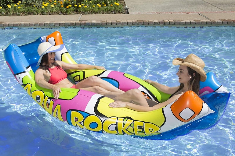Poolmaster Aqua Rocker Inflatable Swimming Pool Float Ride On, Outdoor Toy For 8 Years Old and Up Boys, Girls, and Adults Pool Blow-Up Floatie and Lounge - Image 4