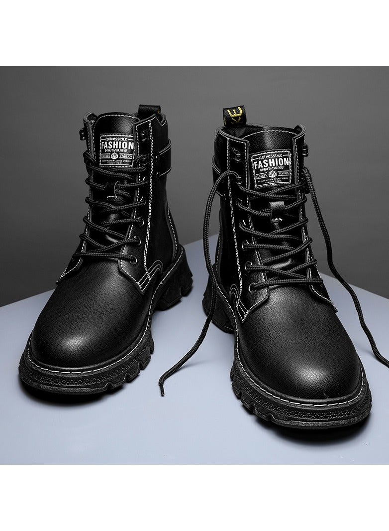 Loquat Men's Outdoor Fashion High Top Casual Boots - Image 2