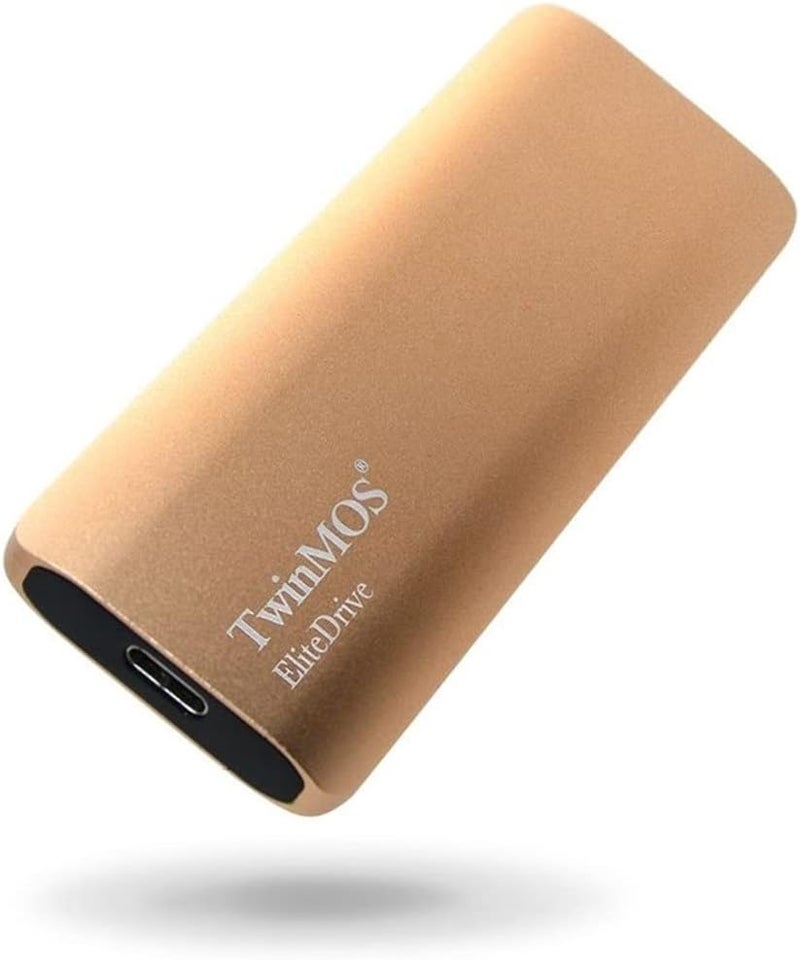 توين موس توينموس 512 جيجابايت قرص صلب خارجي محمول USB 3.2/Type-C (ذهبي) - Image 1