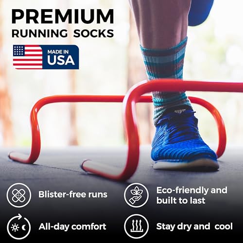 Wrightsock Run Tab Running Socks for Men and Women – Cushioned, Eco-Friendly and Anti Blister Socks with our Patented Double Layer Design - American Made, No Blisters Guaranteed - Image 3