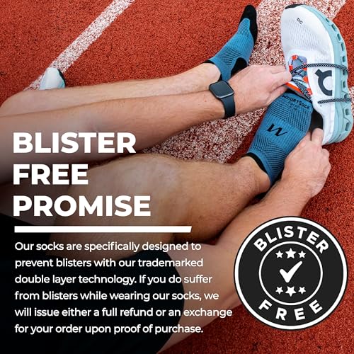 Wrightsock Run Tab Running Socks for Men and Women – Cushioned, Eco-Friendly and Anti Blister Socks with our Patented Double Layer Design - American Made, No Blisters Guaranteed - Image 4
