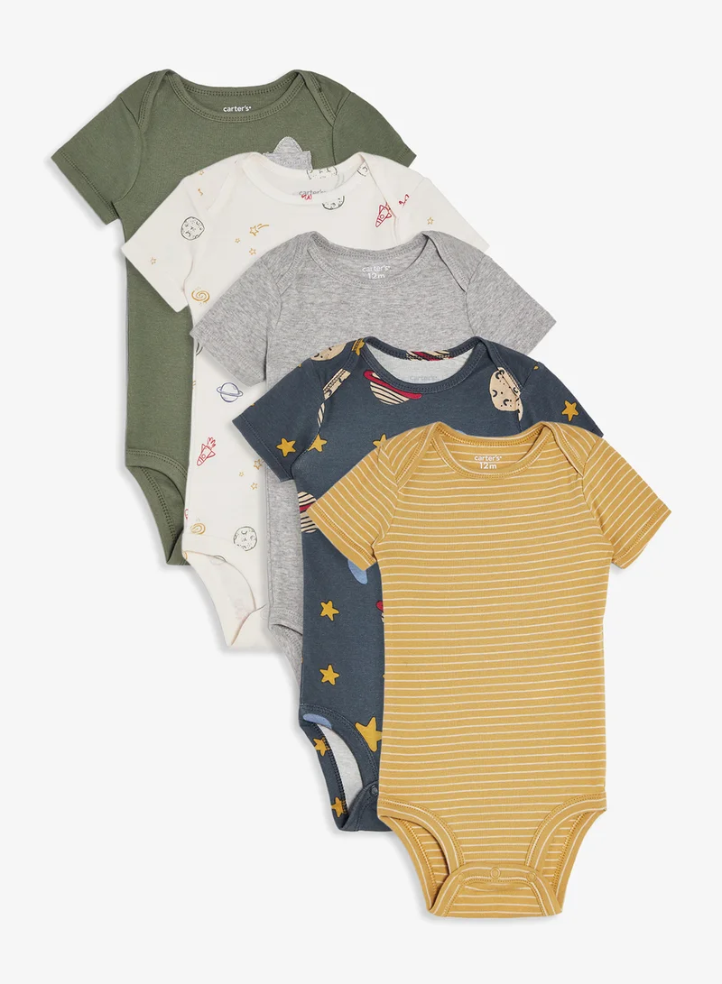 carter's Infant 5 Pack Of Printed Bodysuit