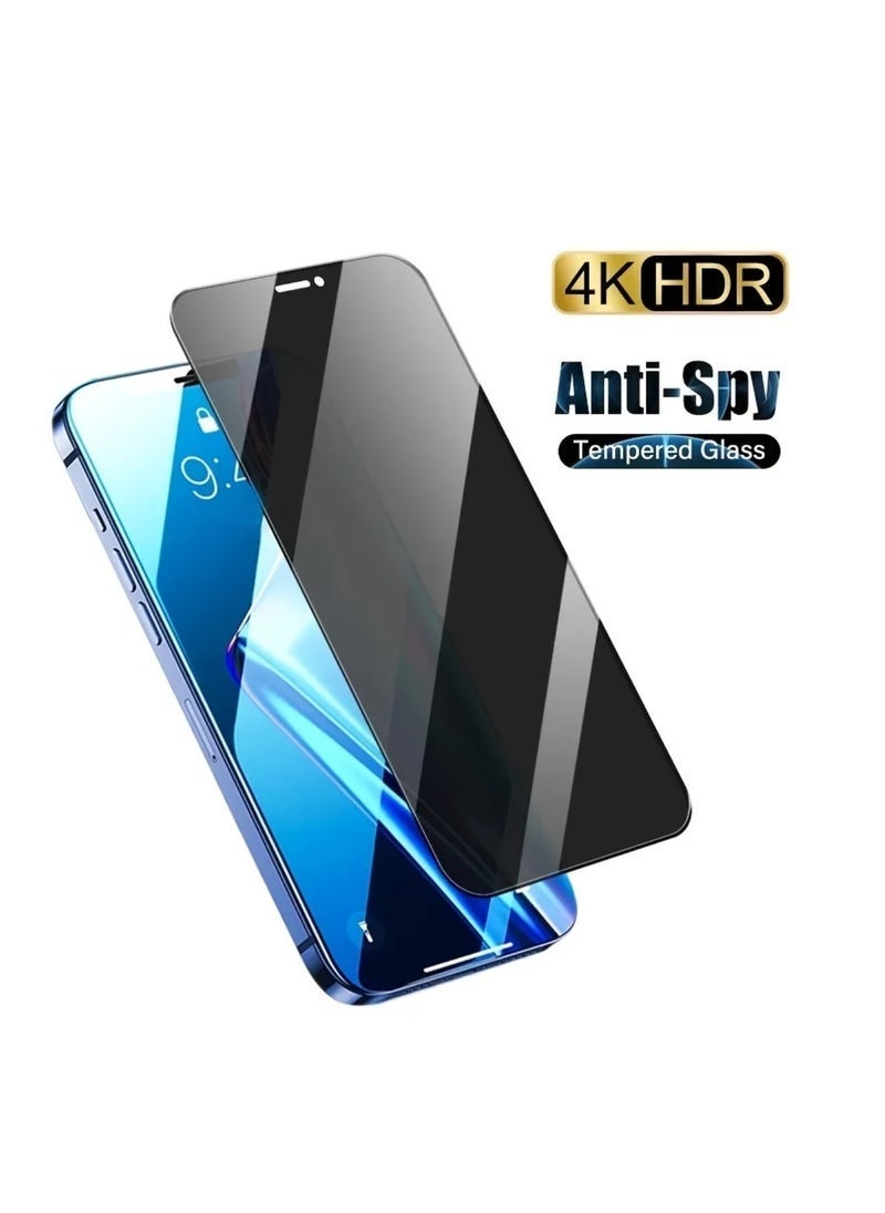 JAJEEK iPhone Tempered Glass 3 Pack Privacy Screen Protector Set For iPhone 13 Privacy Screen Protector 6.6 Inch Anti-Spy Tempered-Glass, Scratch Resistant iPhone Glass Full-Coverage Glass iPhone 13 Screen Protector - Image 3